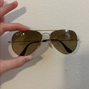 Polarized aviator ray bans